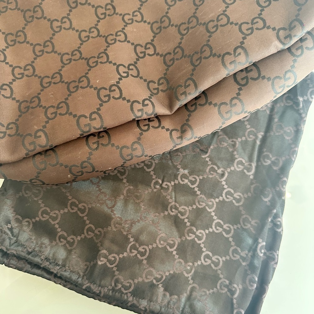 Gucci GG Monogram Nylon Brown Bag - Picture 11 of 11